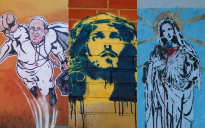 Santo grafite: 14 pinturas de artes urbanas inspiradas na fé