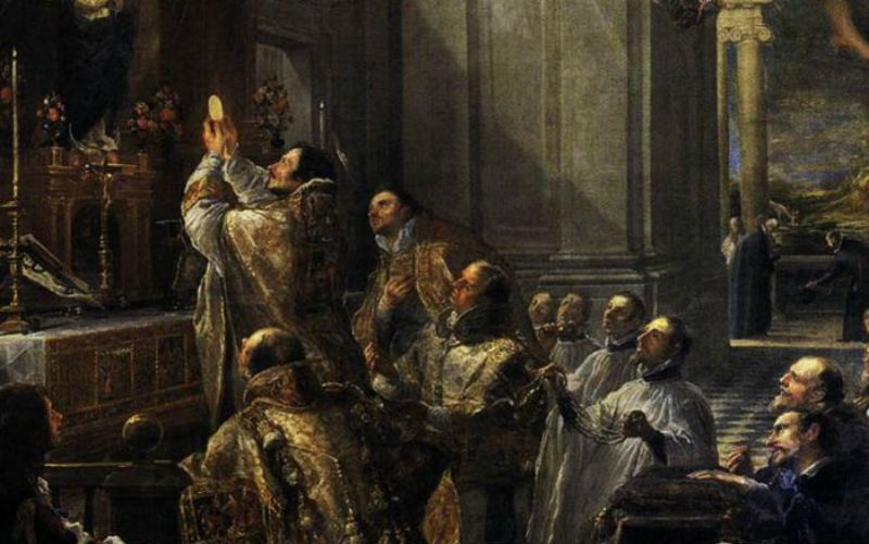 Santa Teresa D'Ávila viu um sacerdote sendo atacado por demônio durante a missa