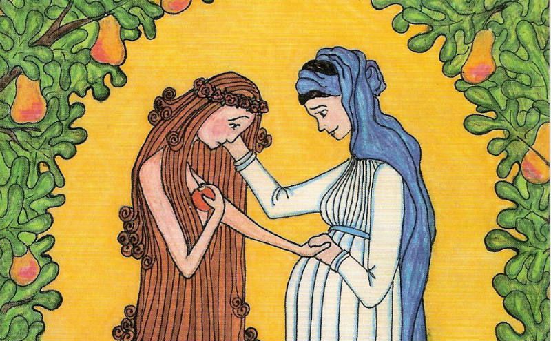 5 observações que te farão compreender a imagem da Virgem Maria consolando Eva