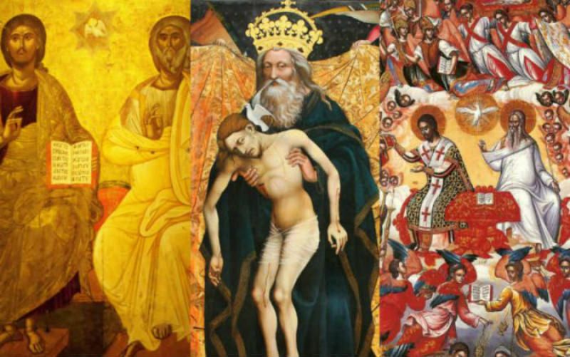 16 representações artísticas da Santíssima Trindade