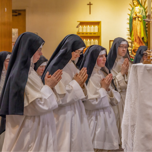 Hora Santa especial: estas freiras rezam todos os dias à meia-noite pelas mães cansadas
