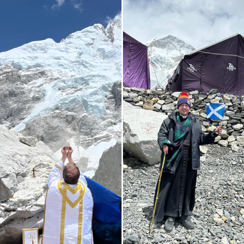 "No topo do mundo": Missa histórica é celebrada a mais de 5 mil metros de altura no Monte Everest