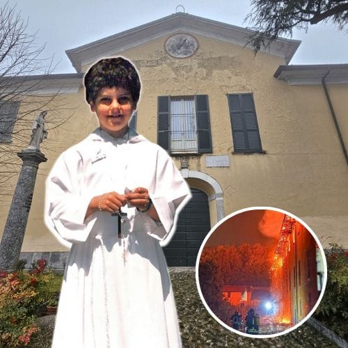 Igreja onde Carlo Acutis fez a Primeira Comunhão é atingida por incêndio