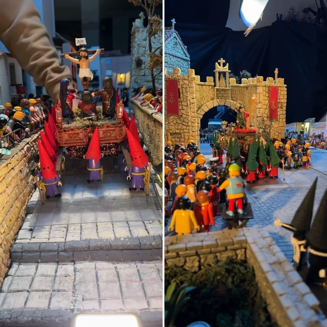 Há 17 anos, este jovem recria a Semana Santa com Playmobil em stop motion