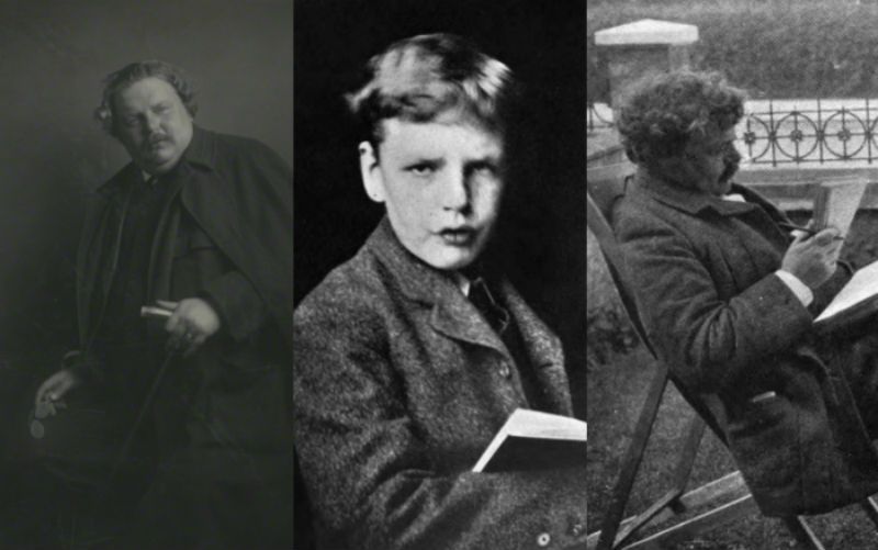 22 fotos raras do grande G.K. Chesterton