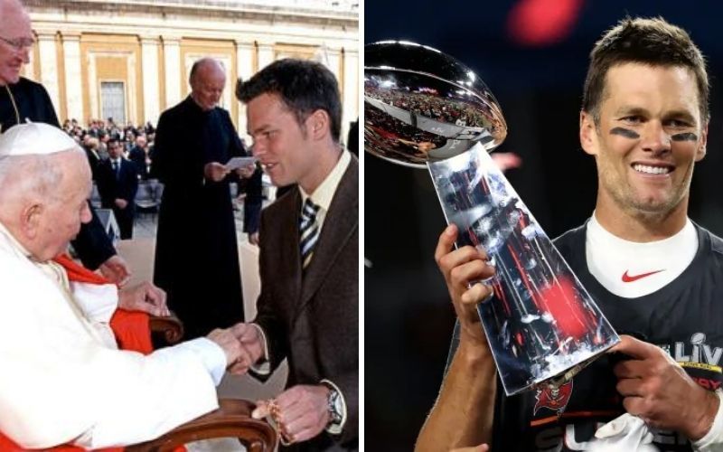 Quando o melhor jogador do Super Bowl, Tom Brady, conheceu São João Paulo II