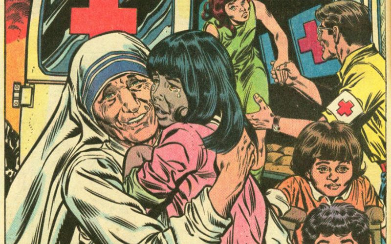 Madre Teresa foi protagonista em revista da Marvel nos anos 80