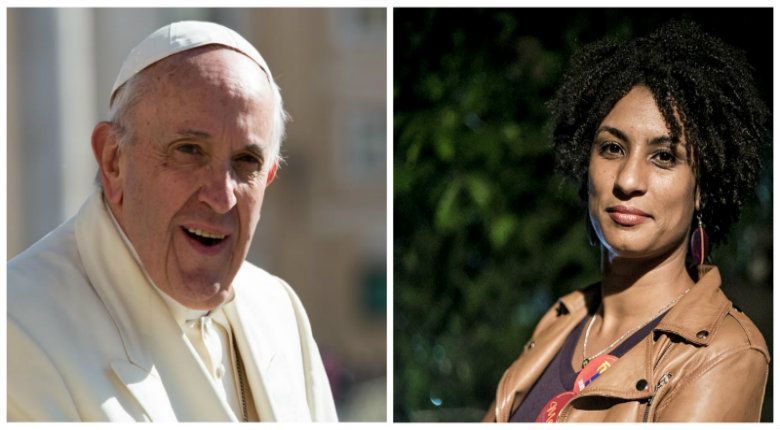 Papa Francisco liga para mãe de vereadora Marielle Franco