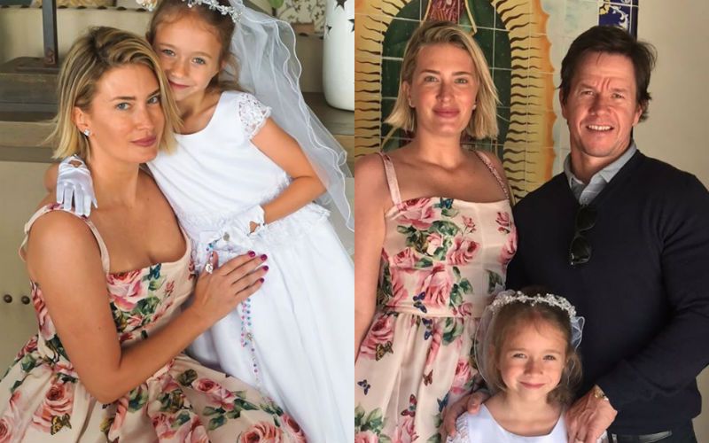 Mark Wahlberg e esposa comemoram a Primeira Eucaristia da Filha no Instagram