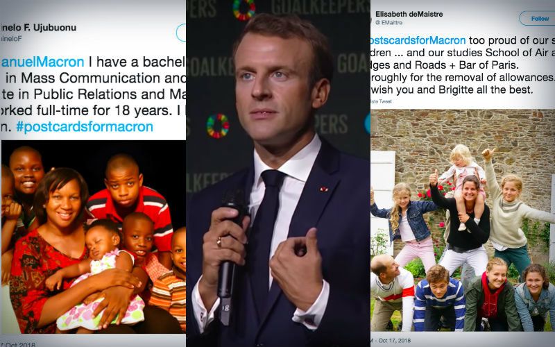 Famílias numerosas rebatem críticas que receberam do presidente da França