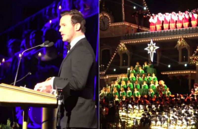 Chris Pratt faz um discurso centrado em Cristo no Natal da Disney
