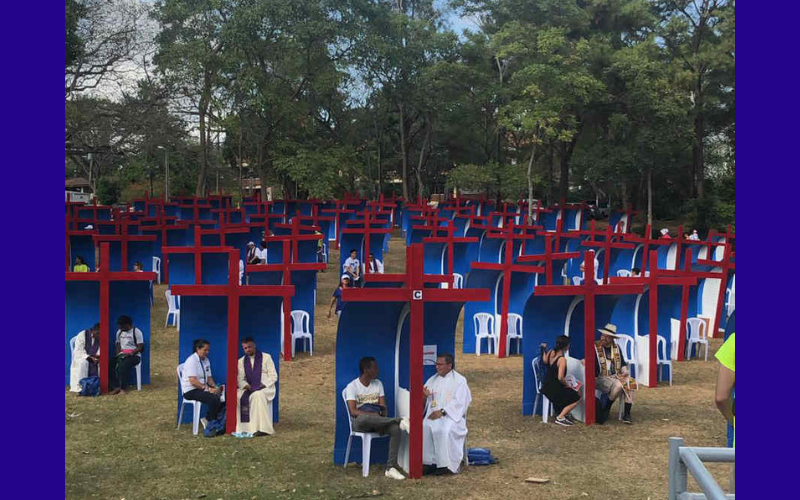 Presos do Panamá construíram confessionários para a JMJ