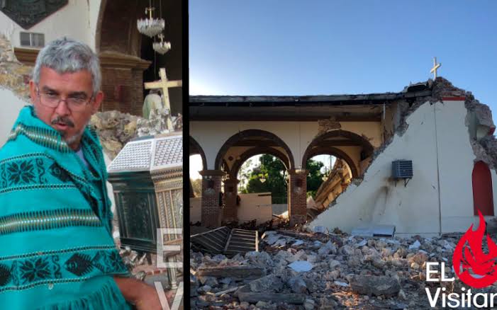 Sacrário é salvo minutos antes de igreja ser destruída em terremoto em Porto Rico