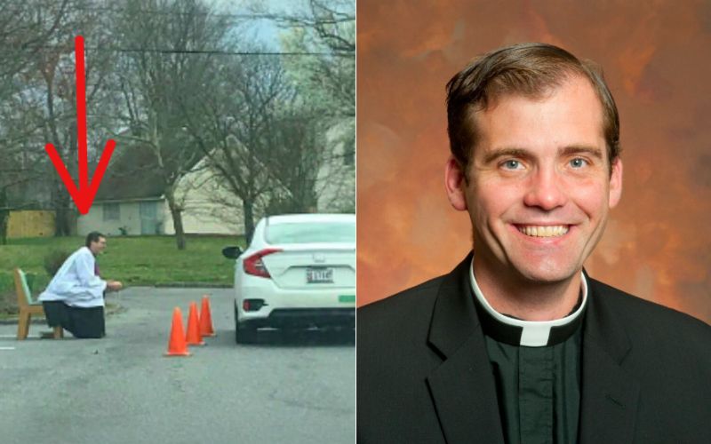 Padre oferece "Drive-Thru" de confissões em meio ao fechamento de igreja por coronavírus