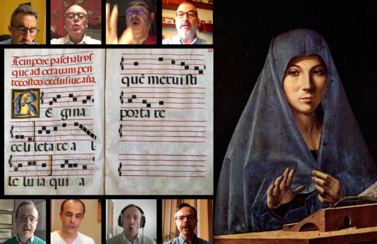 Um canto gregoriano contra a Covid-19! Artistas cantam uma oração à Virgem Maria
