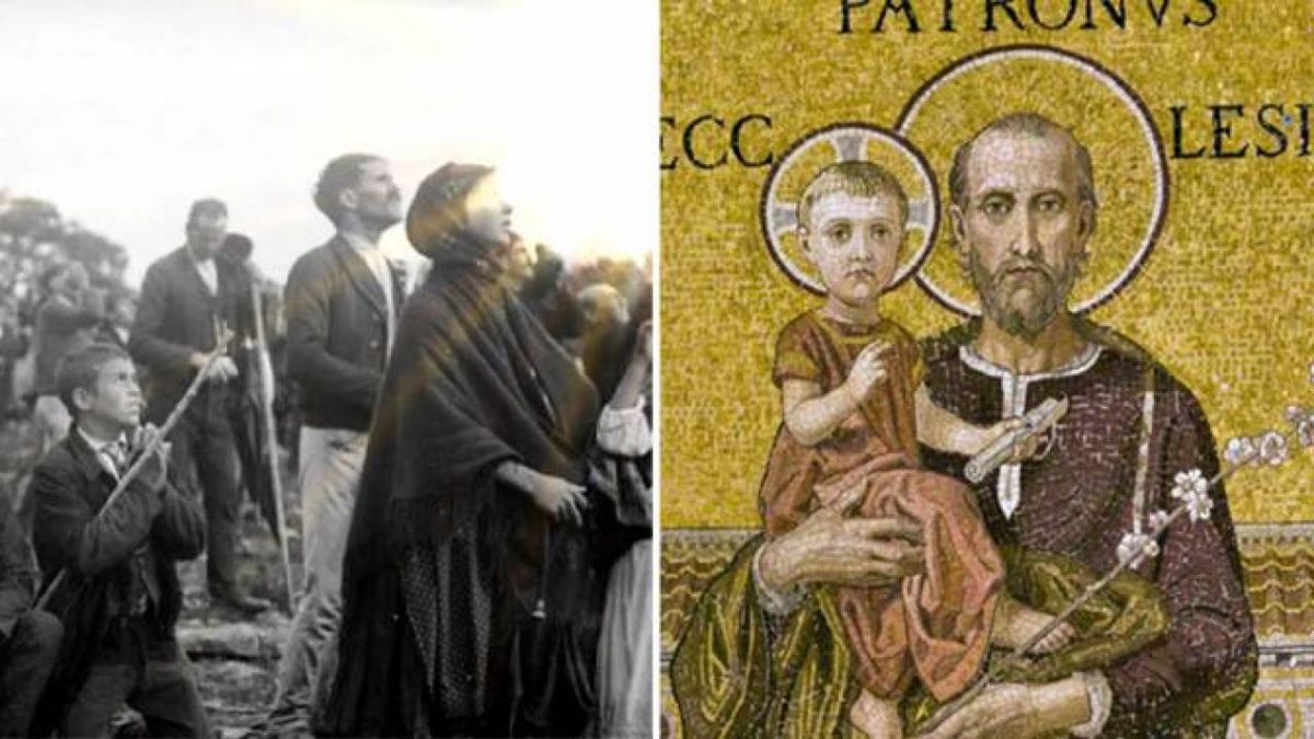 A pouco conhecida aparição de São José durante o Milagre do Sol em Fátima