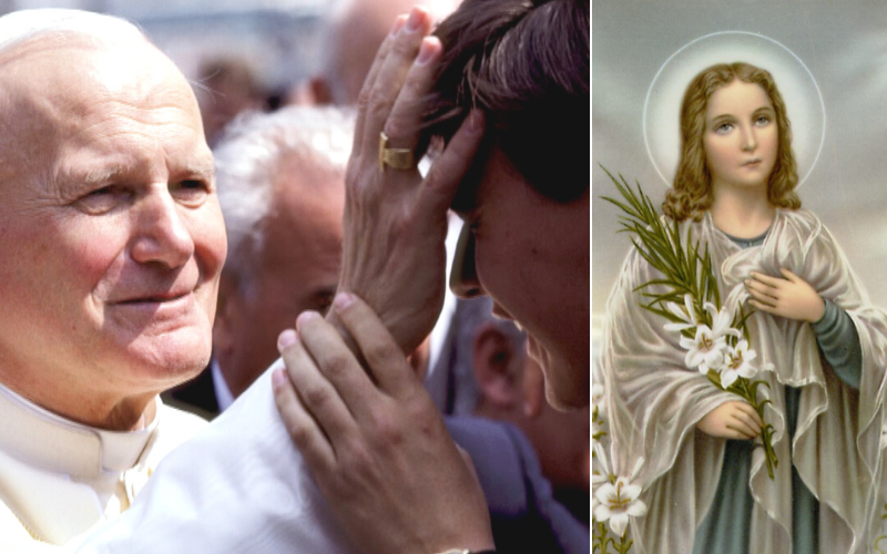 Quando São João Paulo II apontou Santa Maria Goretti como exemplo para a juventude