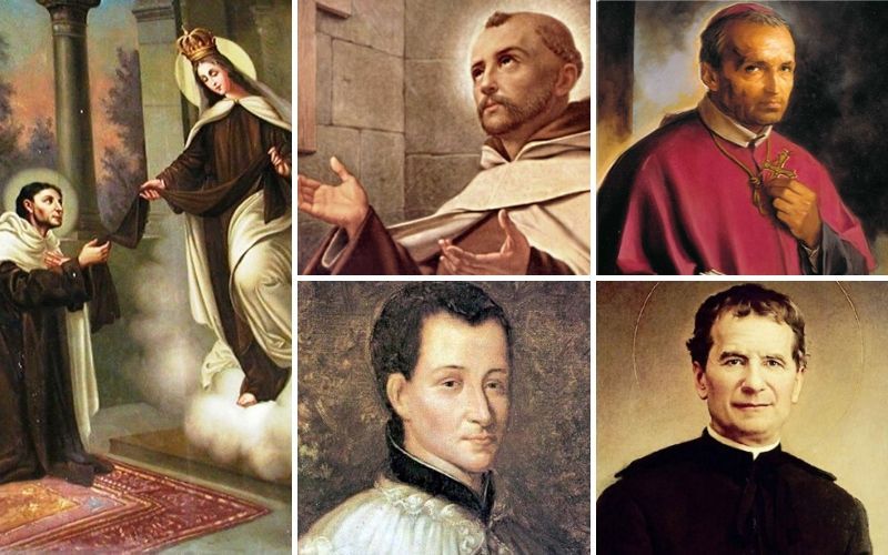 5 santos que usavam e recomendavam o  escapulário de Nossa Senhora do Carmo