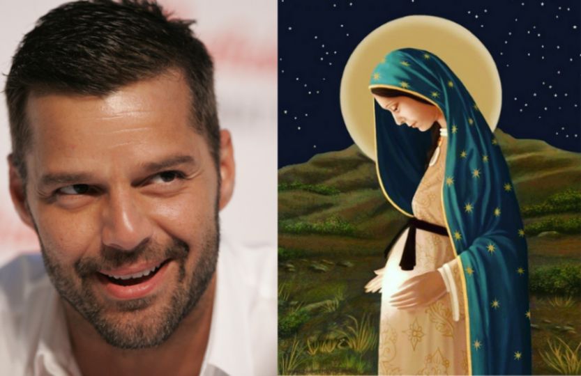 Assim respondeu um sacerdote a Ricky Martin por comparar a Virgem Maria a uma "barriga de aluguel"
