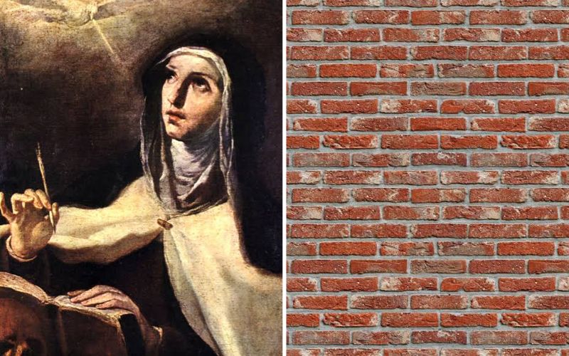 O dia que Santa Teresa contou os tijolos da capela e recebeu uma inesperada resposta de Jesus