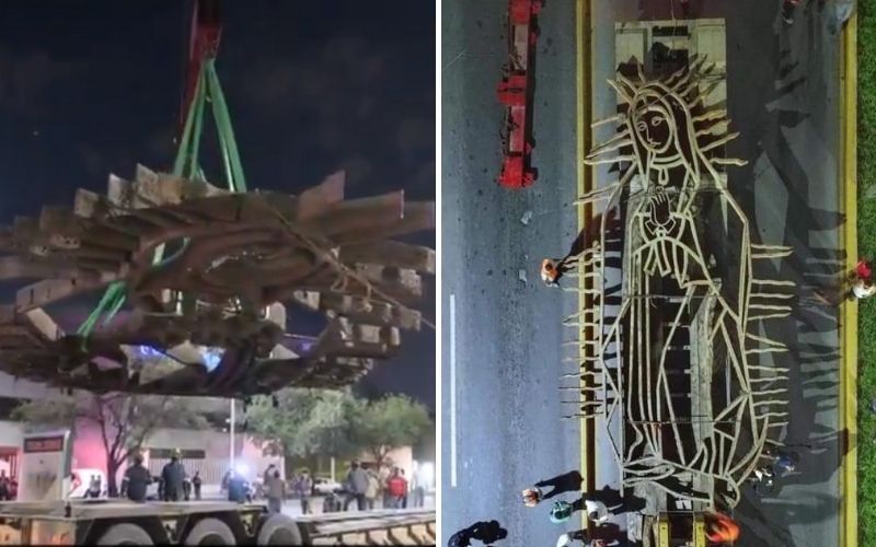 [Vídeo] Imagem da Virgem de Guadalupe achada após 10 anos é resgatada de rio no México