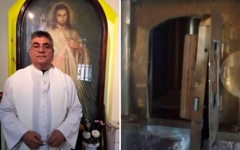 Ladrões invadem Santuário da Misericórdia e roubam hóstias consagradas; padre pede que rezem em reparação
