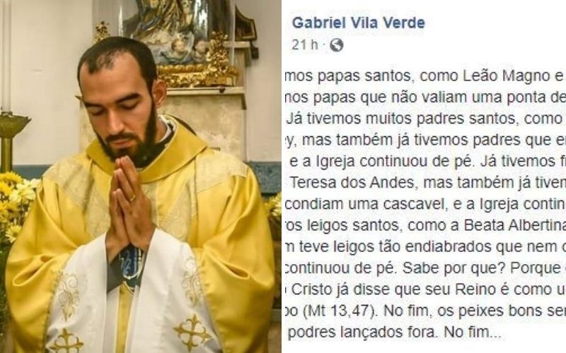 Crise na Igreja? O Pe. Gabriel Vila Verde rebate com texto inspirador