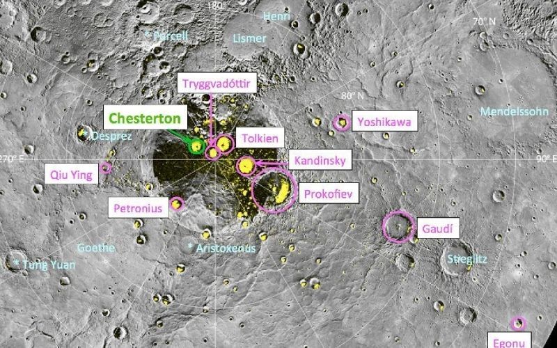 Você sabia? NASA nomeou crateras de Mercúrio em homenagem a Chesterton e Tolkien
