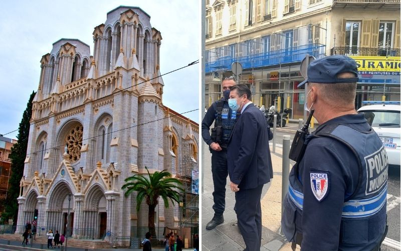 Ataque terrorista deixa três mortos em Basílica na França