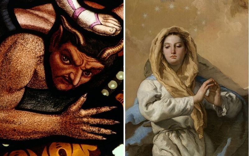 O dia em que até o demônio louvou a Imaculada Conceição de Maria