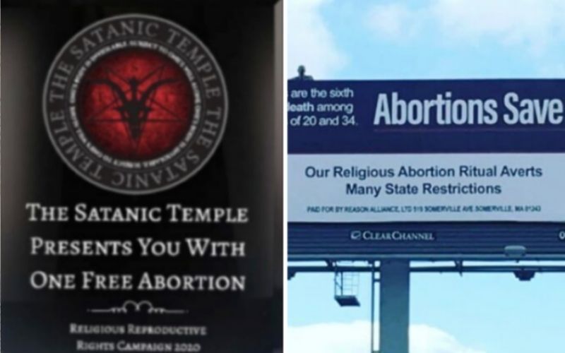 Templo satânico oferece abortos como ritual religioso em propagandas