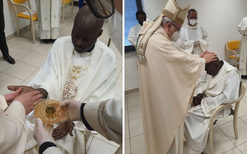 Padre com câncer é ordenado em hospital na Quinta-feira Santa a pedido do Papa Francisco
