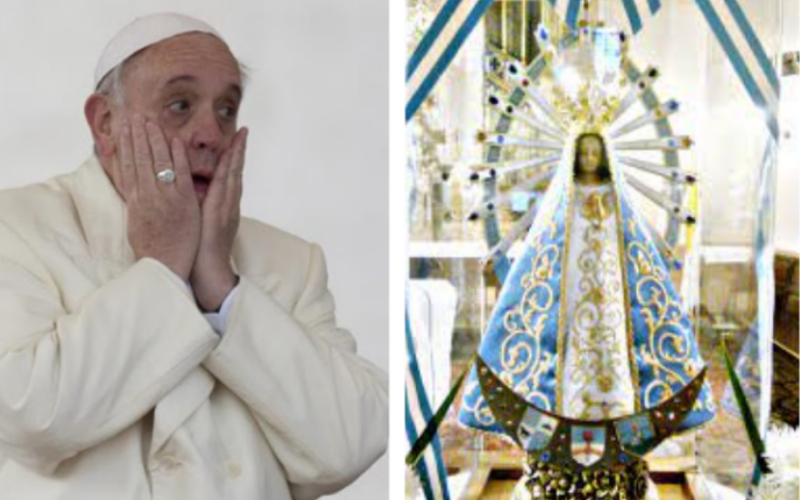 O incrível milagre por intercessão da Virgem Maria que o Papa Francisco viveu
