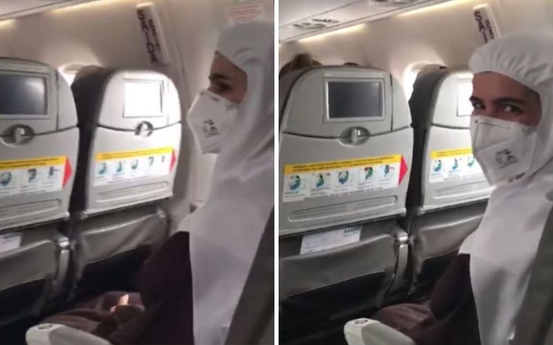 [Vídeo] Carmelitas descalças são surpreendidas com mensagem especial durante voo
