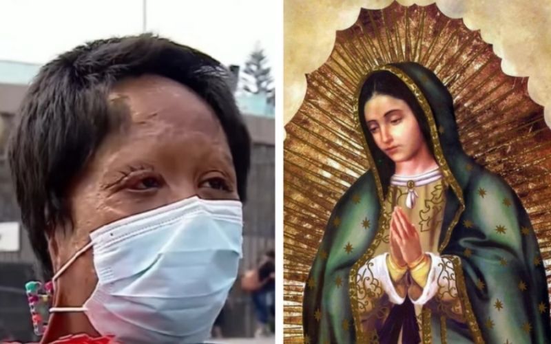 Menina espancada, queimada e vendida pelo pai afirma que a Virgem Maria a salvou