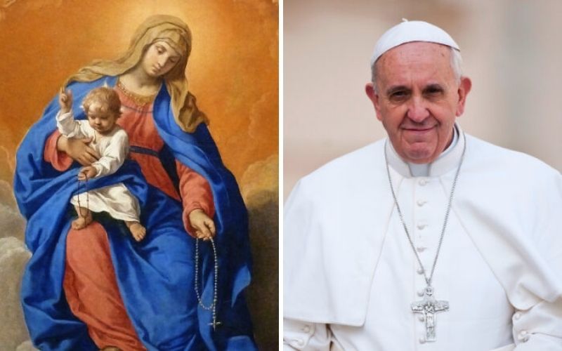 Papa Francisco pede “maratona” do rosário todos os dias de maio pelo fim da pandemia