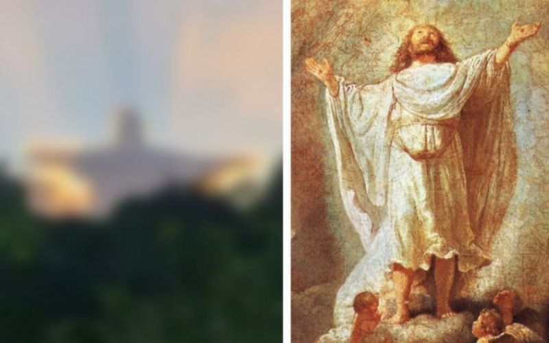 Uma imagem do Cristo Redentor se formou no céu do México?