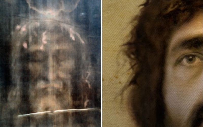 4 reconstruções do rosto de Cristo a partir do Sudário de Turim