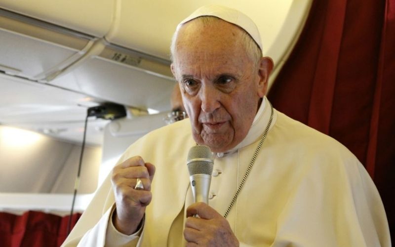 "O casamento como sacramento é entre homem e mulher", diz Papa Francisco
