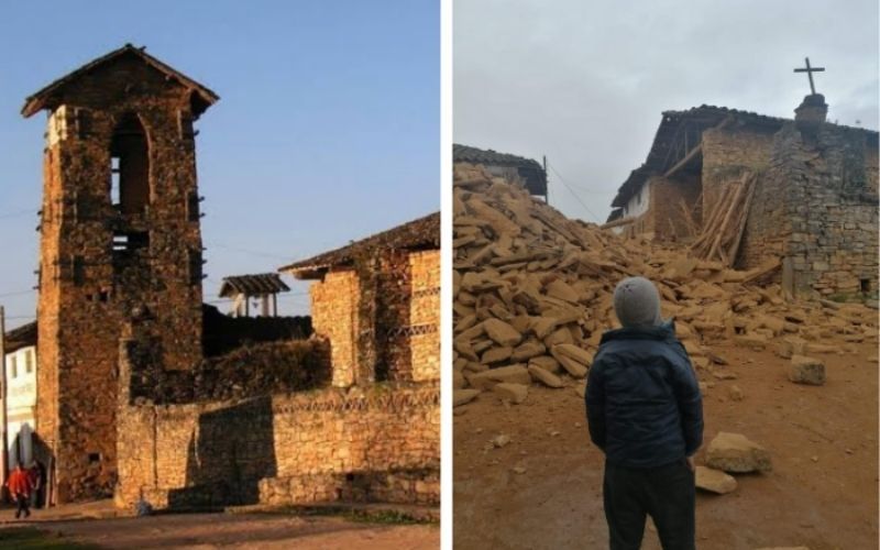 Terremoto derruba igreja do século XVI no Peru