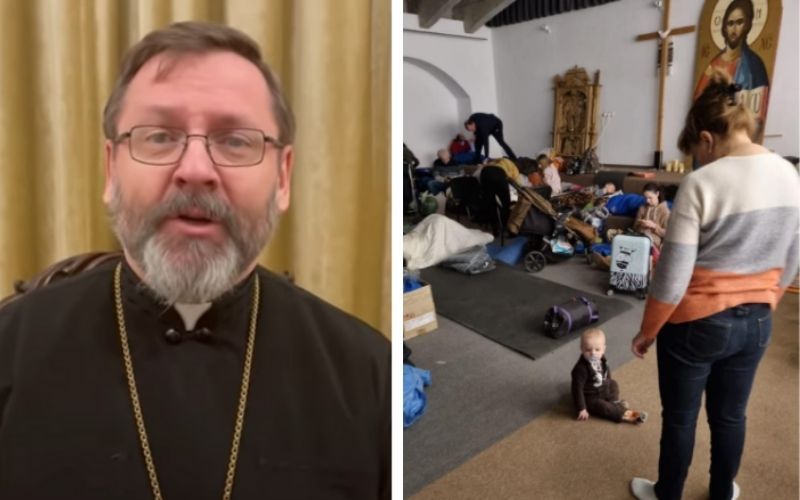 Arcebispo católico ucraniano: "Os padres irão até os abrigos antiaéreos" para celebrar missa
