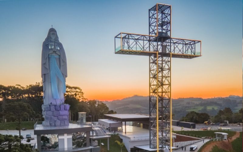 Brasil ganha novo santuário mariano com escultura maior do que o Cristo Redentor