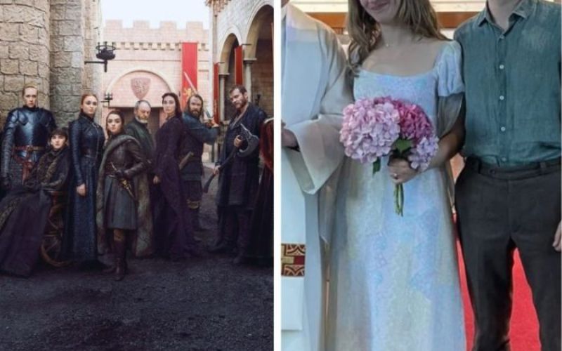 Estrela de "Game of Thrones" surpreende com casamento na Igreja Católica
