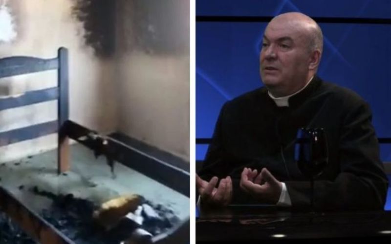 Incêndio misterioso na casa de um padre: "O diabo não está feliz comigo"