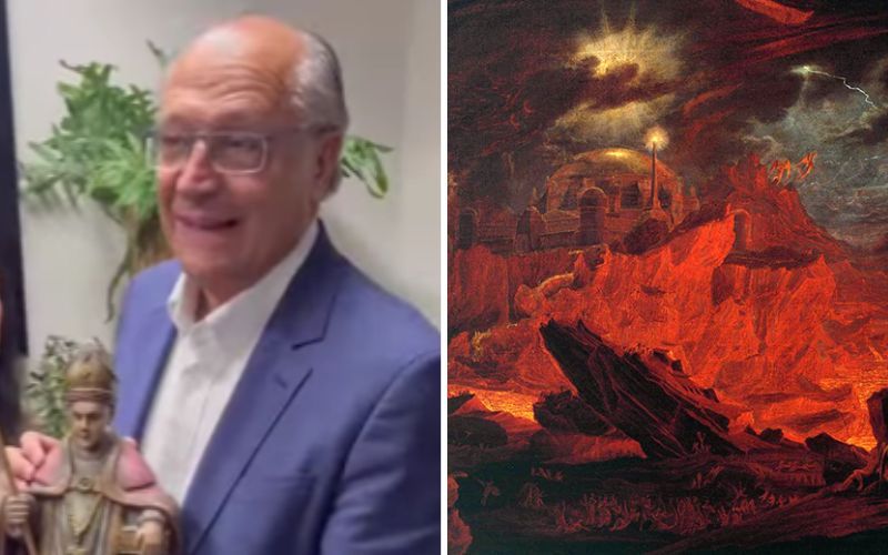 Alckmin diz que "inferno está vazio" usando citação falsa de Santo Agostinho