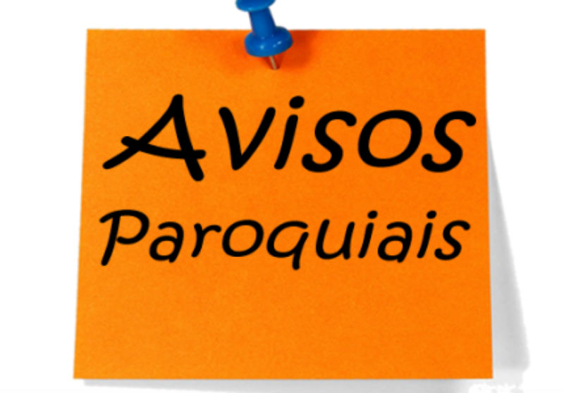 9 pérolas nos quadros de avisos paroquiais