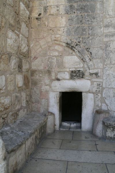 The Door of Humility leads into the Church of the Nativity (Basilica of the Nativitiy).