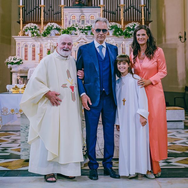 Andrea Bocelli: pai pela terceira vez